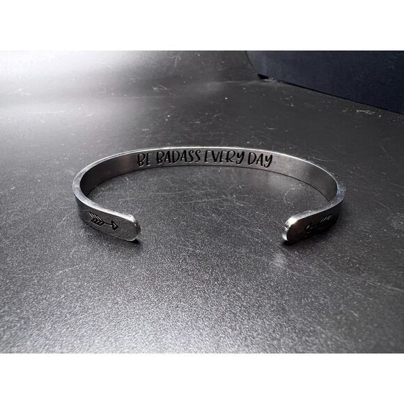 Be a Badass Everyday Cuff Bracelet - Picture 2 of 11